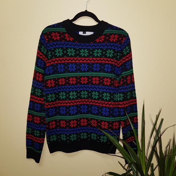 🔥HOST PICK NWT TOPSHOP Crewneck Snowflake Christmas Sweater - Picture 4 of 7